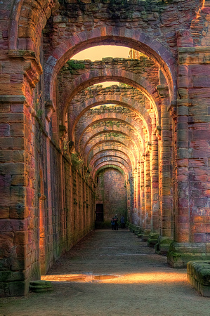 Arches At Fountains Abbey