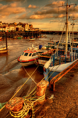 Tide Out In The Harbour