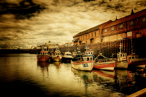 Fishing Boats At The Quayside