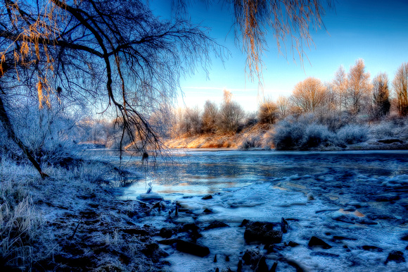 A Cold Day By The River Eden