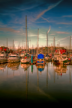 Hull Marina Reflections